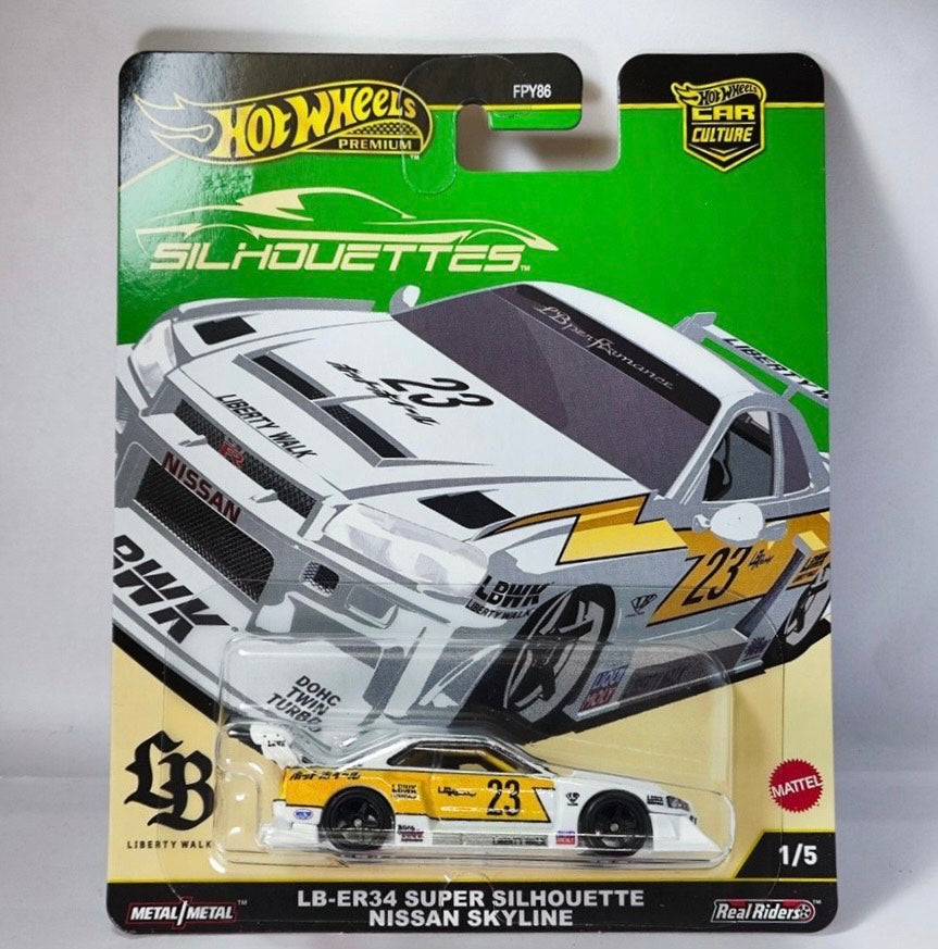 LB-ER34 Silhouettes Nissan Skyline