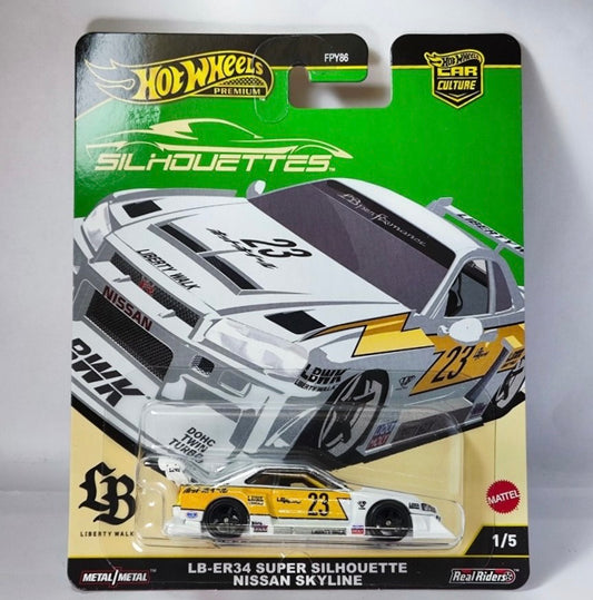 LB-ER34 Silhouettes Nissan Skyline